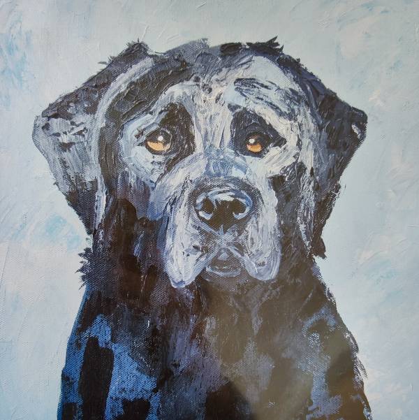 - on , Print by Heather Hunt, measuring 30 x 30 cm (H x W) framed at 40 x 40 cm £30